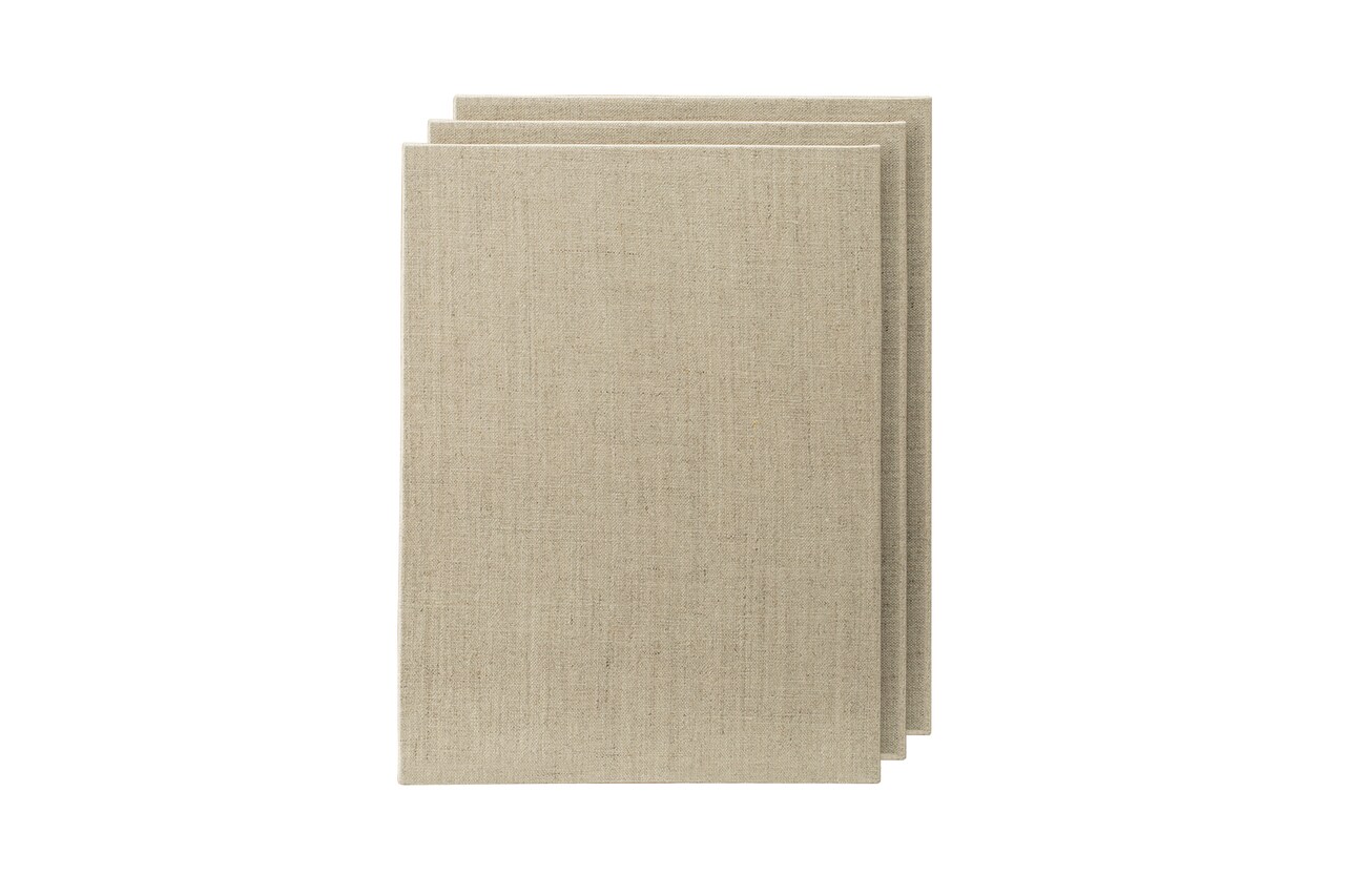 Senso Clear Primed Linen Panels Multipack - Multi-Media Canvas Panels for Oils, Acrylics, Pastels, & More!